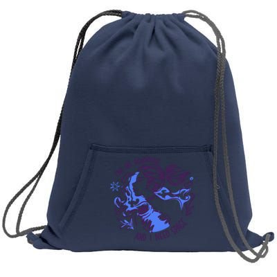 Aquarius Need Space Female Sweatshirt Cinch Pack Bag