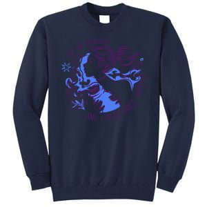 Aquarius Need Space Female Tall Sweatshirt