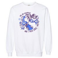 Aquarius Need Space Female Garment-Dyed Sweatshirt