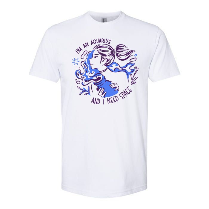 Aquarius Need Space Female Softstyle CVC T-Shirt