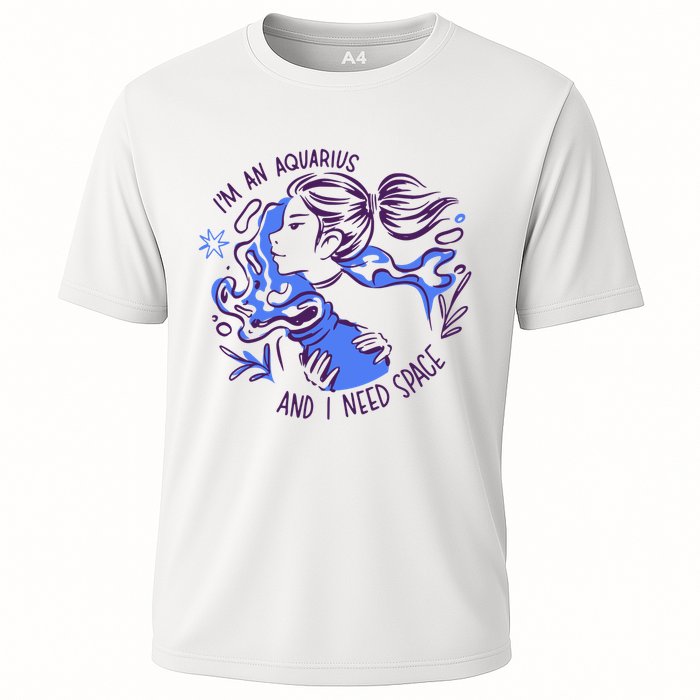 Aquarius Need Space Female Cooling Performance Crew T-Shirt