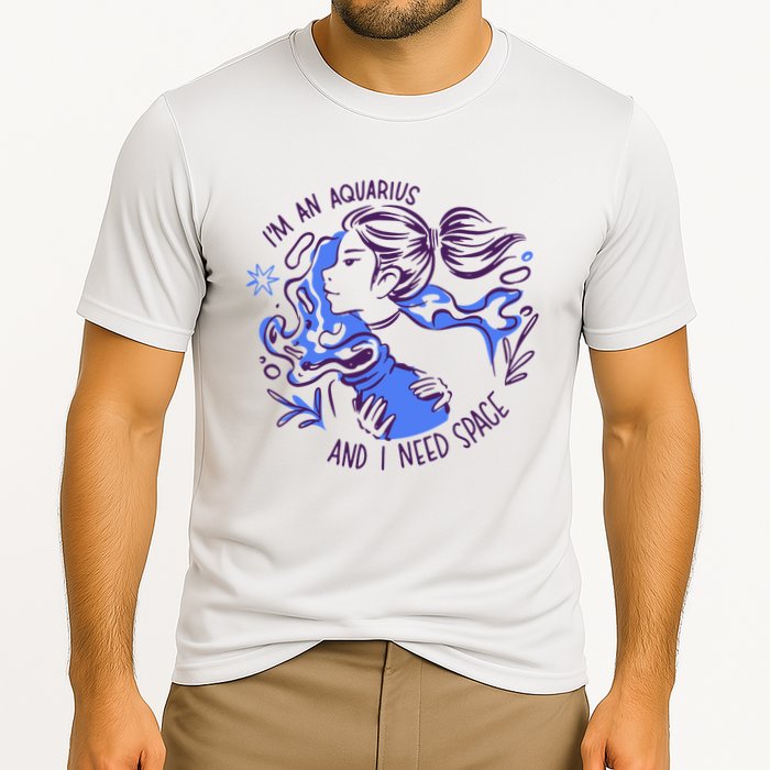 Aquarius Need Space Female Cooling Performance Crew T-Shirt