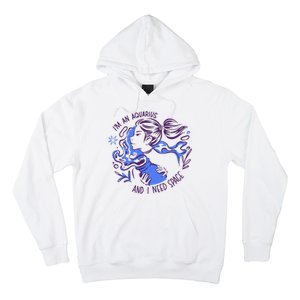 Aquarius Need Space Female Hoodie