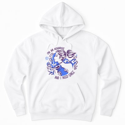 Aquarius Need Space Female Hoodie