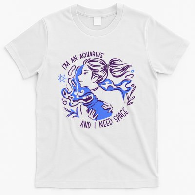Aquarius Need Space Female T-Shirt