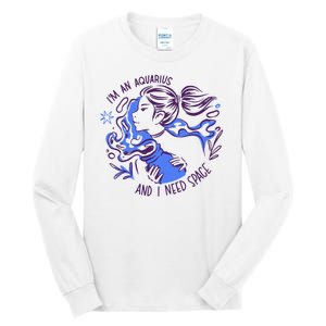 Aquarius Need Space Female Tall Long Sleeve T-Shirt