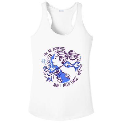 Aquarius Need Space Female Ladies PosiCharge Competitor Racerback Tank