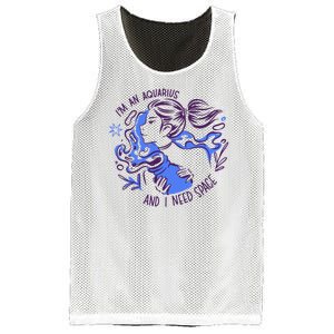 Aquarius Need Space Female Mesh Reversible Basketball Jersey Tank