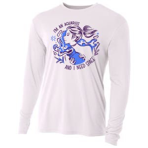 Aquarius Need Space Female Cooling Performance Long Sleeve Crew