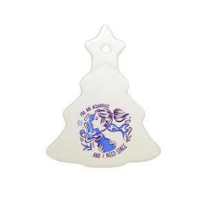 Aquarius Need Space Female Ceramic Tree Ornament