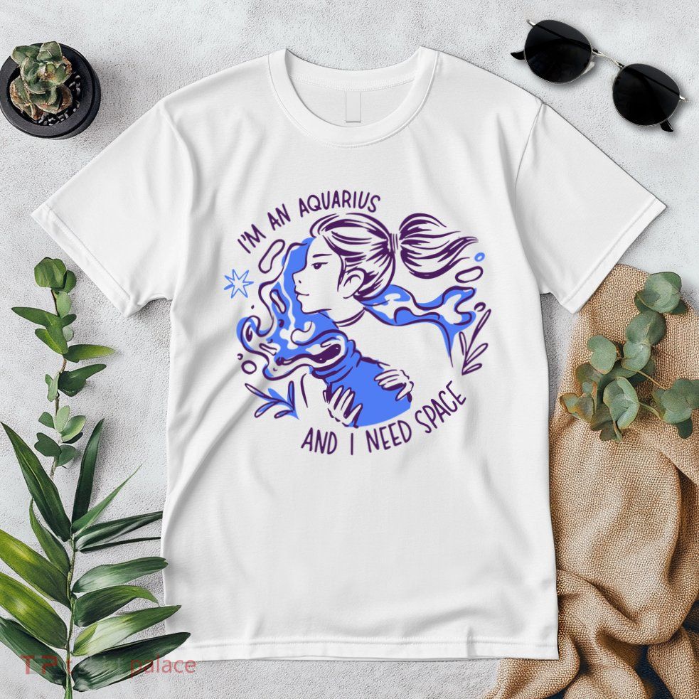 Aquarius Need Space Female Premium T-Shirt