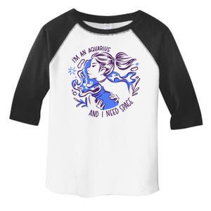 Aquarius Need Space Female Toddler Fine Jersey T-Shirt