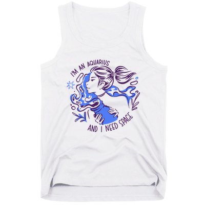 Aquarius Need Space Female Tank Top