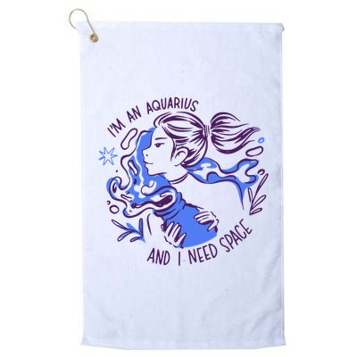 Aquarius Need Space Female Golf Towel