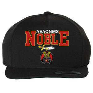 AEAONMS Noble Shrine Emblem Masons Shriner Fathers Day Gift Wool Snapback Cap