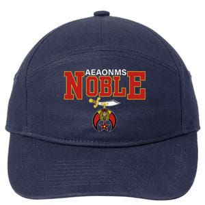 AEAONMS Noble Shrine Emblem Masons Shriner Fathers Day Gift 7-Panel Snapback Hat