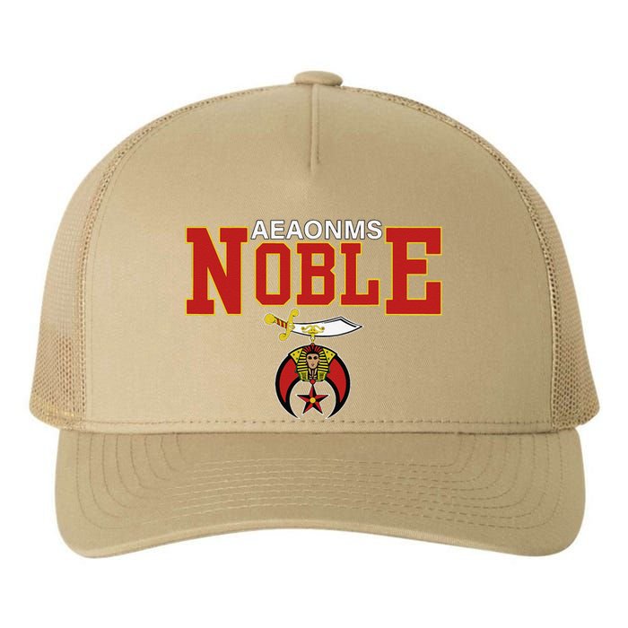 AEAONMS Noble Shrine Emblem Masons Shriner Fathers Day Gift Yupoong Adult 5-Panel Trucker Hat