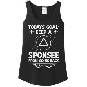 Aa Na Sponsor Alcoholics Anonymous Sobriety Anniversary Ladies Essential Tank