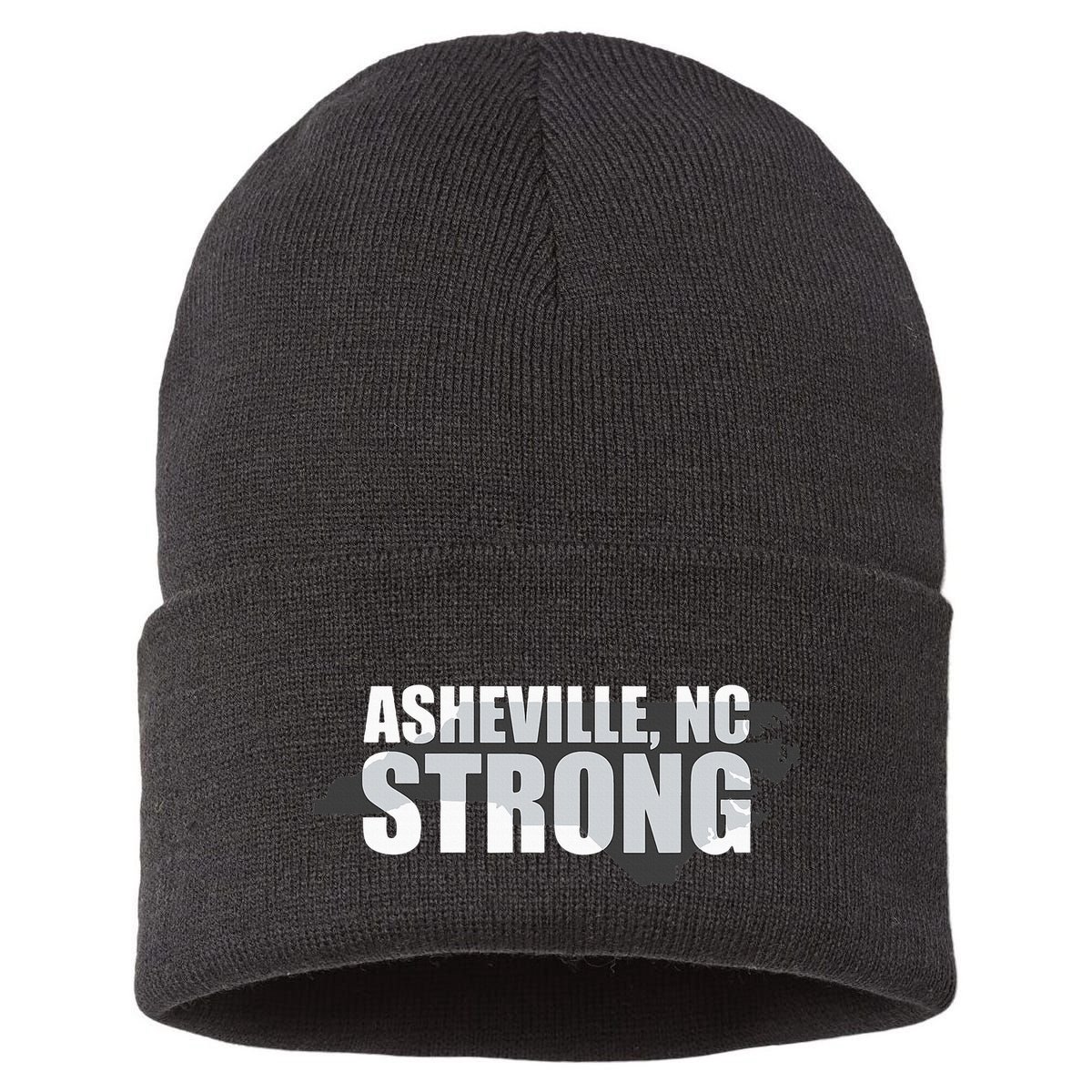 Asheville Nc Strong Asheville North Carolina Sustainable Knit Beanie