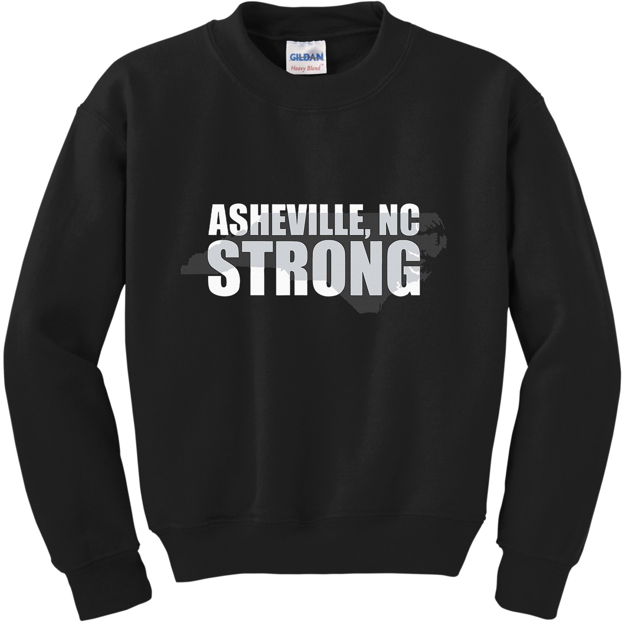 Asheville Nc Strong Asheville North Carolina Kids Sweatshirt