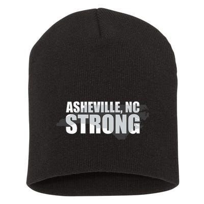 Asheville Nc Strong Asheville North Carolina Short Acrylic Beanie
