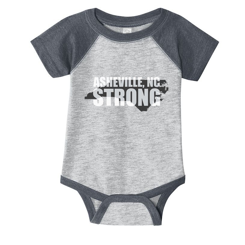 Asheville Nc Strong Asheville North Carolina Infant Baby Jersey Bodysuit