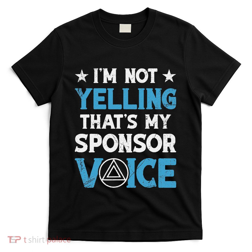 Aa Na Sponsor 60 Day Chip Sober Logo Aa Sobriety Sponsee T-Shirt