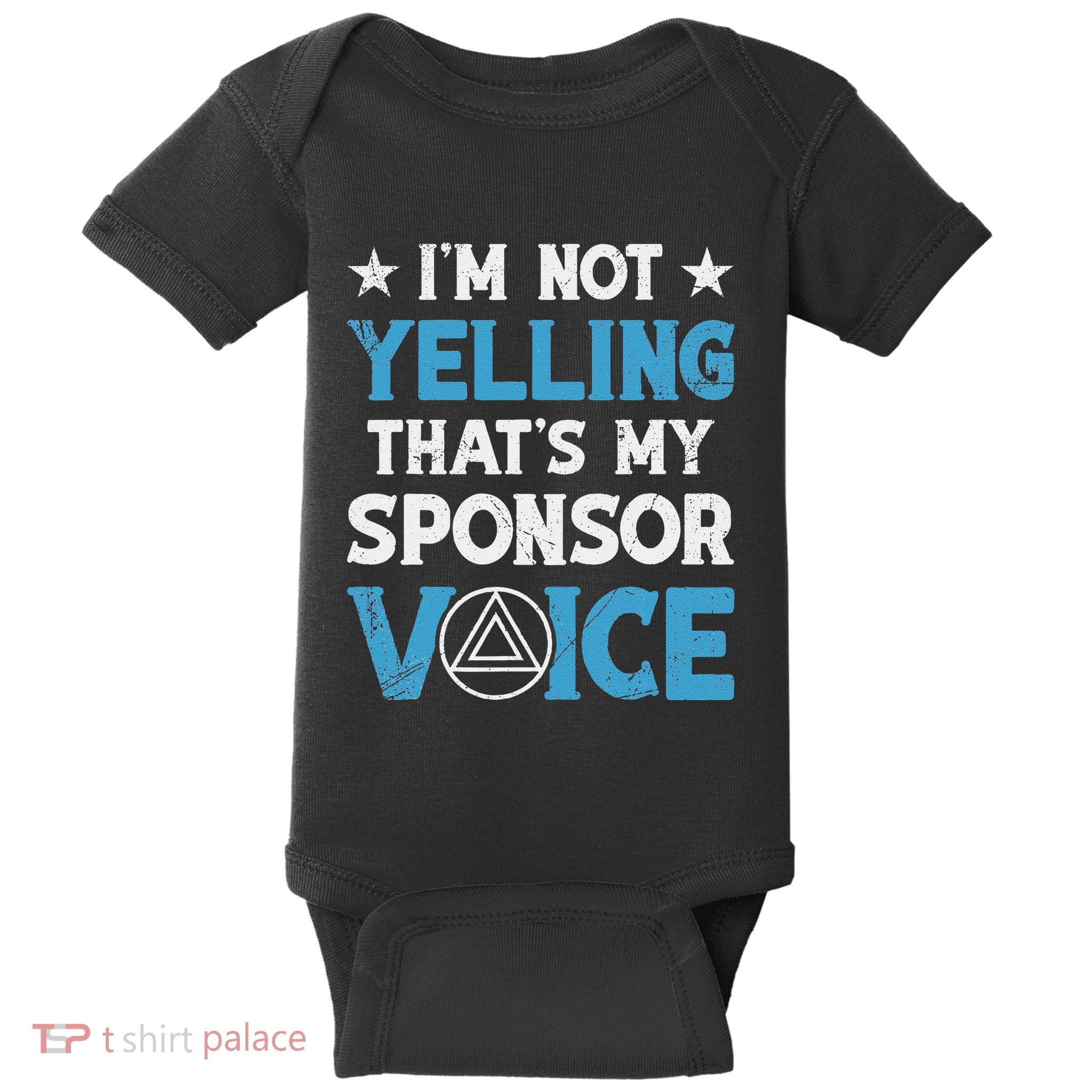 Aa Na Sponsor 60 Day Chip Sober Logo Aa Sobriety Sponsee Baby Bodysuit