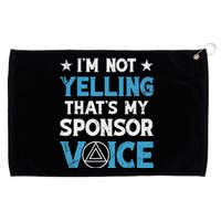 Aa Na Sponsor 60 Day Chip Sober Logo Aa Sobriety Sponsee Grommeted Golf Towel