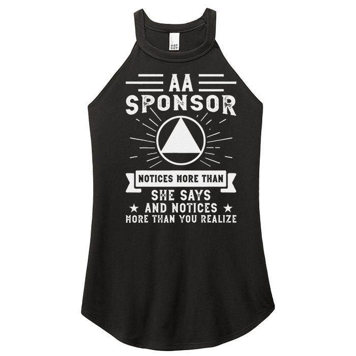 Aa Na Sponsor Alcoholics Anonymous Aa Na Sponsee Women’s Perfect Tri Rocker Tank