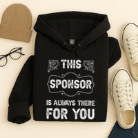 Aa Na Sponsor Sobriety Coin Sober Logo Alcoholics Anonymous Hoodie