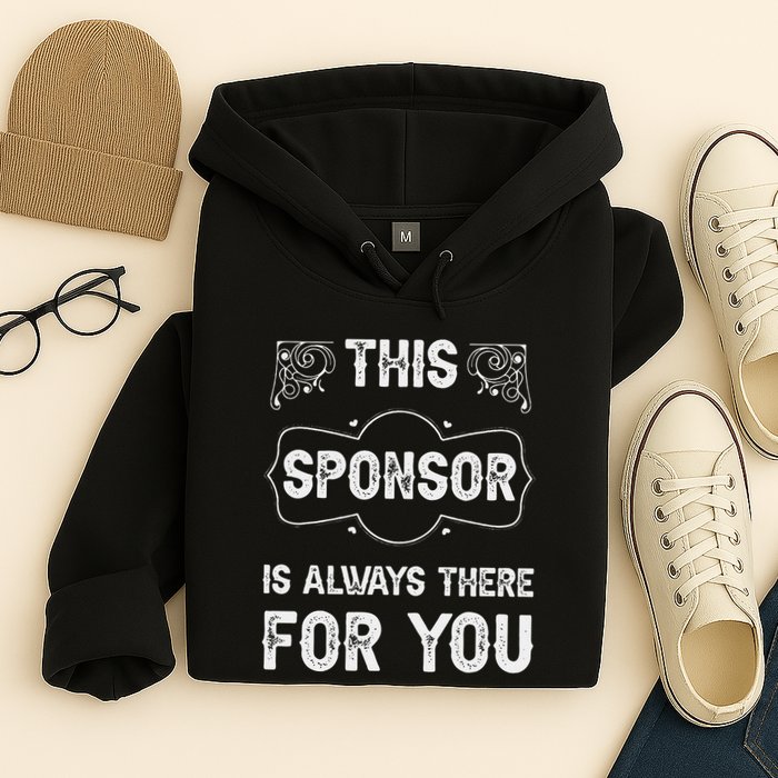 Aa Na Sponsor Sobriety Coin Sober Logo Alcoholics Anonymous Hoodie