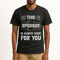 Aa Na Sponsor Sobriety Coin Sober Logo Alcoholics Anonymous Tall T-Shirt