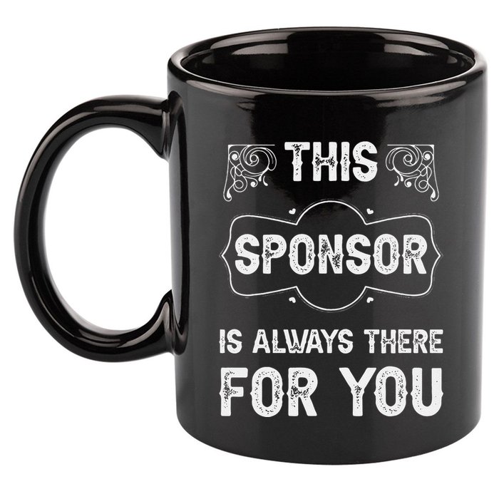 Aa Na Sponsor Sobriety Coin Sober Logo Alcoholics Anonymous 11oz C Handle Ceramic Mug