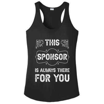 Aa Na Sponsor Sobriety Coin Sober Logo Alcoholics Anonymous Ladies PosiCharge Competitor Racerback Tank