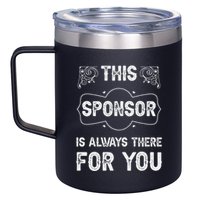 Aa Na Sponsor Sobriety Coin Sober Logo Alcoholics Anonymous 12oz Stainless Steel Coffee Mug