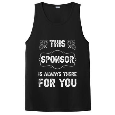 Aa Na Sponsor Sobriety Coin Sober Logo Alcoholics Anonymous PosiCharge Competitor Tank