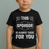 Aa Na Sponsor Sobriety Coin Sober Logo Alcoholics Anonymous Toddler T-Shirt