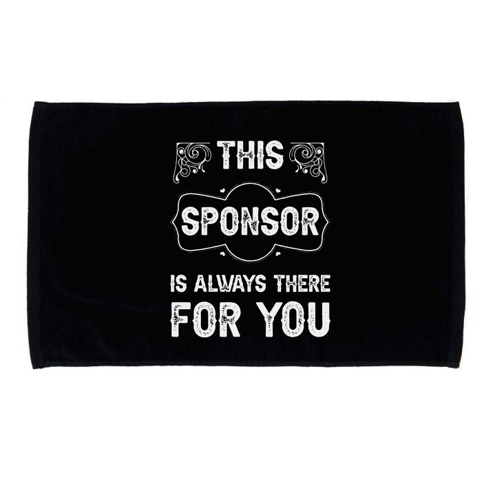 Aa Na Sponsor Sobriety Coin Sober Logo Alcoholics Anonymous Microfiber Hand Towel