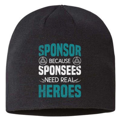 Aa Na Sponsor Aa Sobriety Clean Sober Alcoholics Anonymous Sustainable Beanie