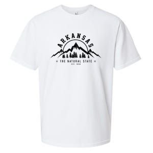 Arkansas Natural State America Usa Souvenir Sueded Cloud Jersey T-Shirt