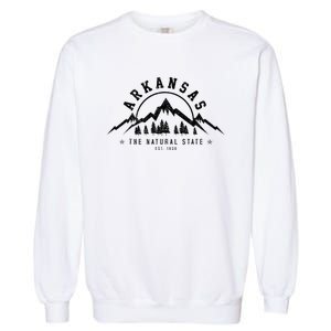 Arkansas Natural State America Usa Souvenir Garment-Dyed Sweatshirt