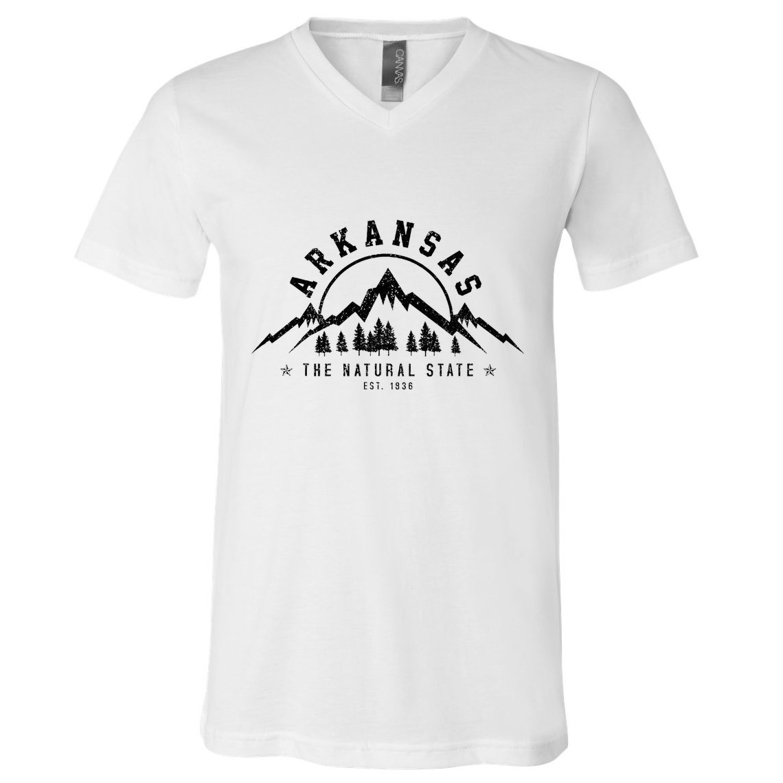 Arkansas Natural State America Usa Souvenir V-Neck T-Shirt