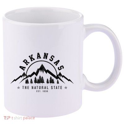 Arkansas Natural State America Usa Souvenir 11oz C Handle Ceramic Mug
