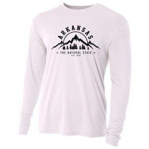 Arkansas Natural State America Usa Souvenir Cooling Performance Long Sleeve Crew