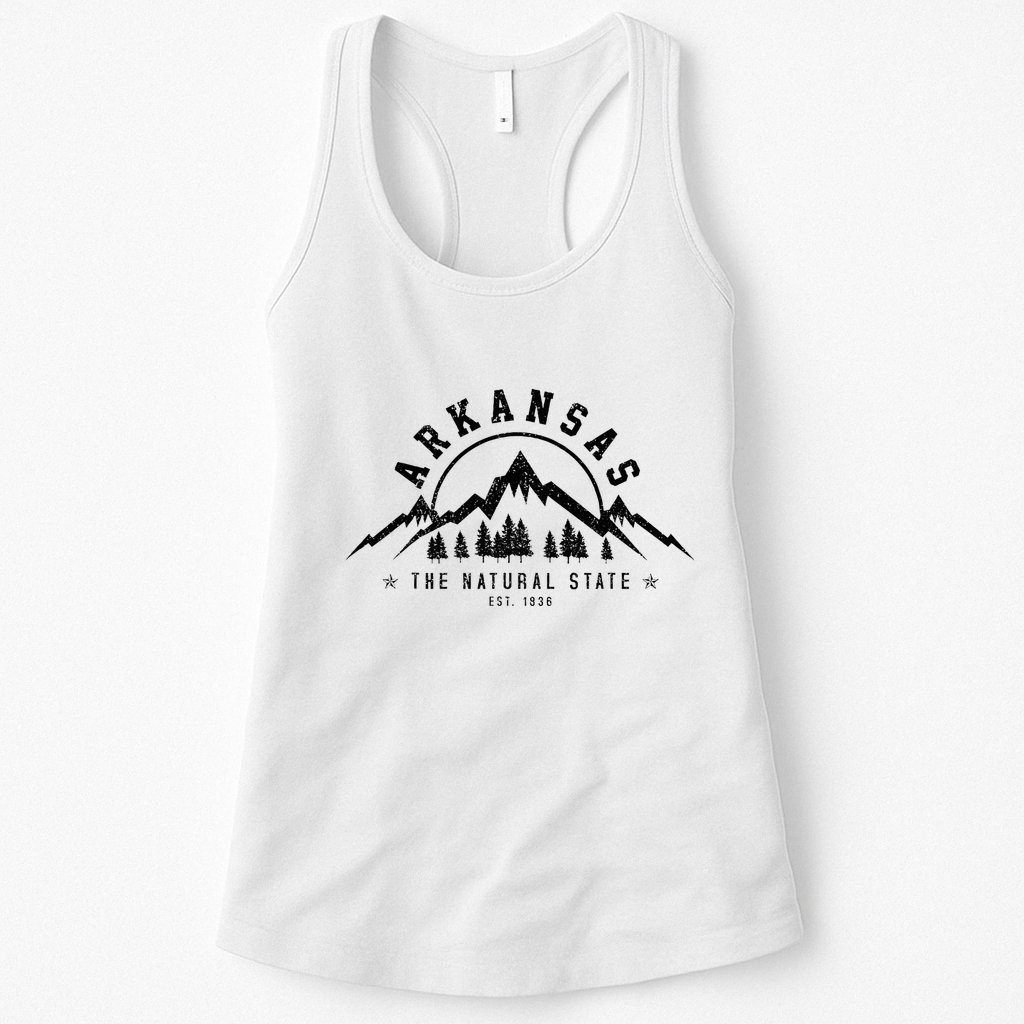 Arkansas Natural State America Usa Souvenir Womens Tank Top