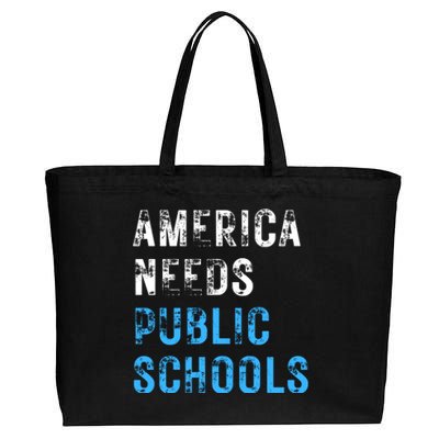 America Needs Schools Cotton Canvas Jumbo Tote