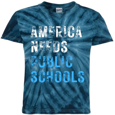 America Needs Schools Kids Tie-Dye T-Shirt