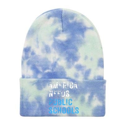 America Needs Schools Tie Dye 12in Knit Beanie