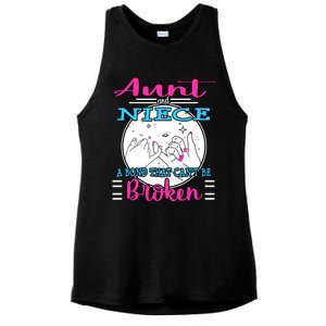 Aunt Niece Sentital Gift Bond Baptism Christmas Present Cool Gift Ladies PosiCharge Tri-Blend Wicking Tank